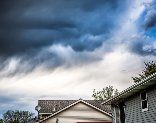 storm dark clouds