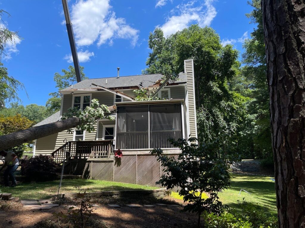 Storm damage restoration Raleigh NC